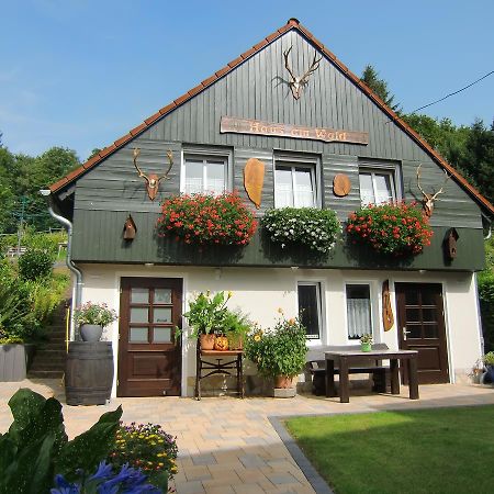 Ferienhaus Haus am Wald Stolberg i. Harz Exterior foto
